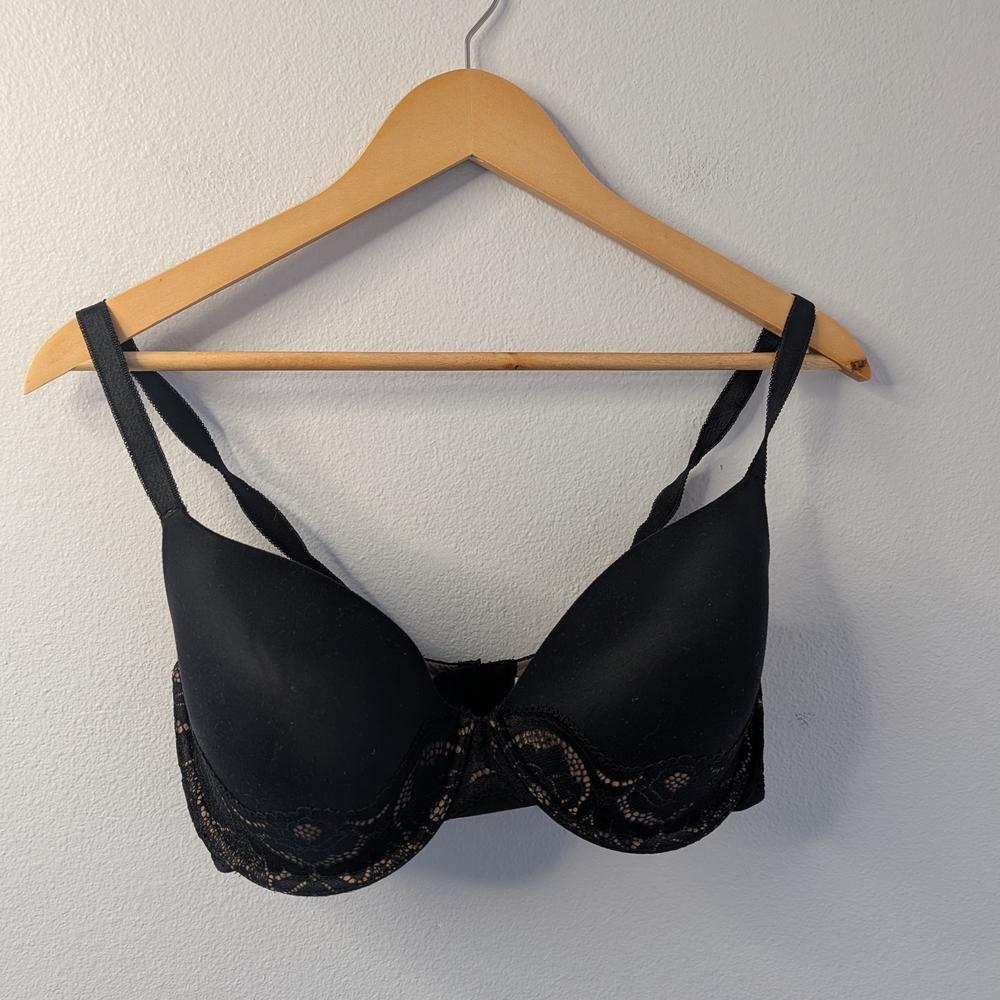Wacoal 34DDD Lace‎ Underwire Bra | Black | Style 853347